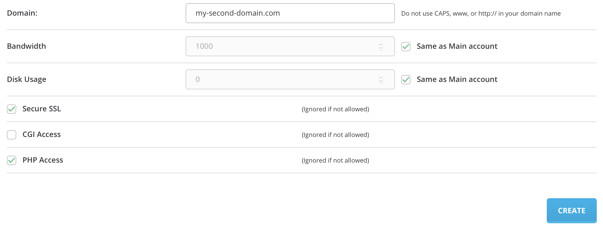 adding new domain