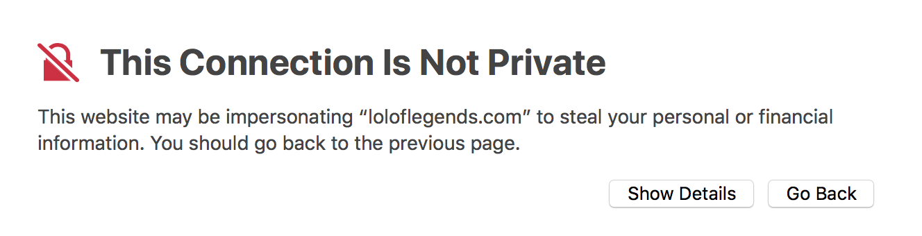 ssl error